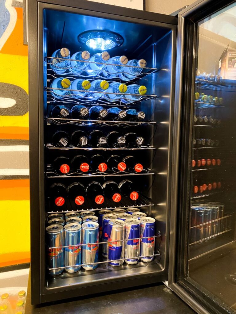 Kyl med läskande dryck